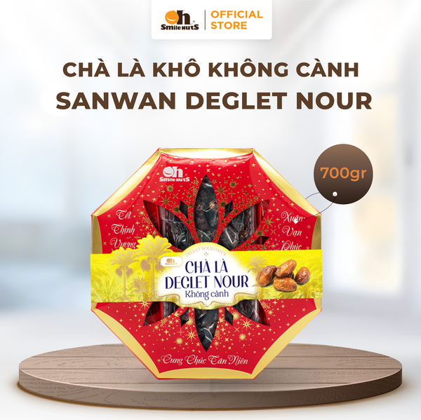 Chà Là Khô Không Cành - Hộp Quà 700g - Oh Smile Nuts