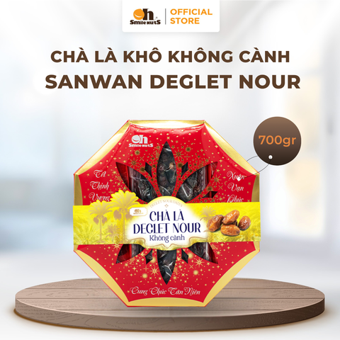  Chà Là Khô Không Cành - Hộp Quà 700g - Oh Smile Nuts 