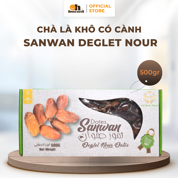 Chà Là Nguyên Cành Sanwan - Hộp 500g - Oh Smile Nuts