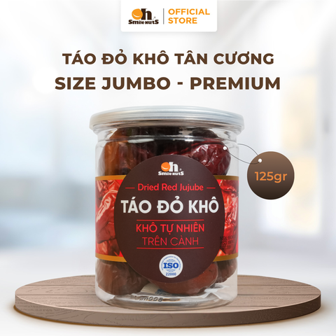  Táo Đỏ Khô Tân Cương - Hủ Nhỏ 125g - Oh Smile Nuts 