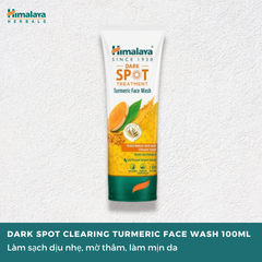Sữa rửa mặt nghệ giảm thâm Himalaya Dark Spot Clearing Turmeric Face Wash 100ml