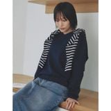  Sweatshirt PROJECT M V-Neck xuất Hàn dành cho Nữ. Chất vải nỉ 2 da. 