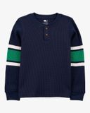  SET 2 Áo tay dài Carter Long-Sleeve Thermal Henley dành cho Bé. 