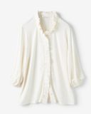  Sơ mi Doclasse UV slub frill trim blouse dành cho Nữ. 