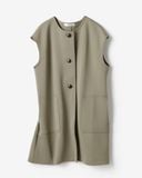  Gile Doclasse Double Knit Jersey button design dành cho Nữ. Chất thun dày dặn, form thhoải mái. 