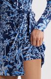  Romper Lilly Pulitzer Jemma Botanical Print Long Sleeve Wrap Front. 