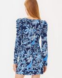  Romper Lilly Pulitzer Jemma Botanical Print Long Sleeve Wrap Front. 
