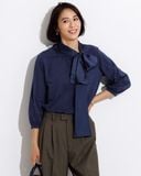  Áo Dolcasse Bowtie design 3/4 sleeve mixed fabric pullover dành cho Nữ. 
