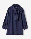  Áo Dolcasse Bowtie design 3/4 sleeve mixed fabric pullover dành cho Nữ. 