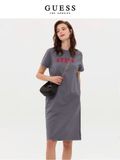  Đầm GUESS Midi Tee Dress dành cho Nữ. Chất cotton thun mềm mịn, thoải mái, đầm xẻ tà 2 bên. 