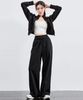  Quần thun ống rộng XEXYMIX Soft Tension Layered Wide Pants dành cho Nữ. 