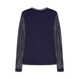  Áo cổ lọ CRD Sleeveless Mesh Material Half-zip T-shirt xuất Hàn dành cho Nữ. 