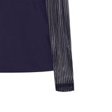  Áo cổ lọ CRD Sleeveless Mesh Material Half-zip T-shirt xuất Hàn dành cho Nữ. 