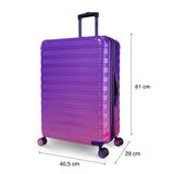  Vali IFLY Fibretech Luggage Medium. Tím. Size vừa. 