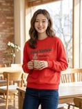  Sweatshirt Polham Short Fleece Graphic dành cho Nữ. 