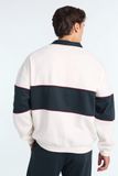  Áo A&F 1/4 Zip Colour Block Mock Neck dành cho Nam. Chất vải nỉ bông dày dặn, ấm áp. 