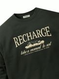  Sweatshirt POLHAM Graphic xuất Hàn mẫu Unisex. Chất nỉ bông dày dặn. 