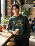  Sweatshirt POLHAM Graphic xuất Hàn mẫu Unisex. Chất nỉ bông dày dặn. 