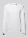  Sweatshirt MK Logo Trim Cotton Blend dành cho Nam. 