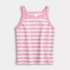  SET 2 áo ba lỗ SO High Square Neck Tank Top dành cho Nữ. Chất vải cotton dập gân, co giãn thoải mái. 