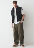  Phao gile chần bông Whoau Padded Vest Jacket xuất Hàn. Unisex. 