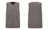  Gile CRD Round neck zip-up vest dành cho Nữ. Chất vải nỉ dày dặn, mềm mịn, ấm áp. 