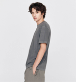  Áo thun Giordano Cotton Garment Dyed Short Sleeve dành cho Nam. 