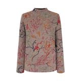  Áo tay dài nỉ CRD Flower Drawing Tea Long Sleeve dành cho Nữ. Chất vải nỉ dày dặn, ấm áp. 