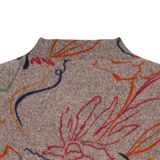  Áo tay dài nỉ CRD Flower Drawing Tea Long Sleeve dành cho Nữ. Chất vải nỉ dày dặn, ấm áp. 