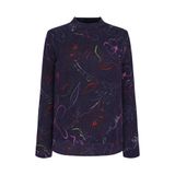  Áo tay dài nỉ CRD Flower Drawing Tea Long Sleeve dành cho Nữ. Chất vải nỉ dày dặn, ấm áp. 