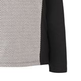  Áo 1/4 zip CRD Simple Round Neck dành cho Nữ. Chất vải nỉ phối waffle knit mềm mịn, ấm áp 