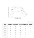  Sweatshirt POLHAM Tricot Brush dành cho Bé. Chất vải nỉ dày dặn, ấm áp 