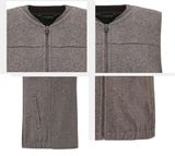  Gile CRD Round neck zip-up vest dành cho Nữ. Chất vải nỉ dày dặn, mềm mịn, ấm áp. 