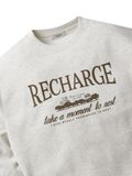  Sweatshirt POLHAM Graphic xuất Hàn mẫu Unisex. Chất nỉ bông dày dặn. Recharge. 