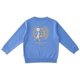  Sweatshirt Blue Dog Essential Lettering dành cho Bé. Chất vải nỉ chân cua dày dặn. 