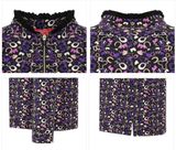  Áo CRD 1/4 zip Frill-neck printed dành cho Nữ. Chất thun mềm mịn, co giãn thoải mái. 