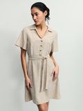  Đầm ZARINA Belted dress with floral print dành cho Nữ. 