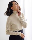  Áo cổ lọ Doclasse Cotton Gauze Mellow Turtleneck dành cho Nữ. Chất vải cotton mềm mịn, ấm áp. 