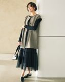  Gile Doclasse Double Knit Jersey button design dành cho Nữ. Chất thun dày dặn, form thhoải mái. 