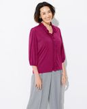  Sơ mi Doclasse UV slub frill trim blouse dành cho Nữ. 