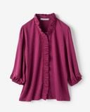  Sơ mi Doclasse UV slub frill trim blouse dành cho Nữ. 