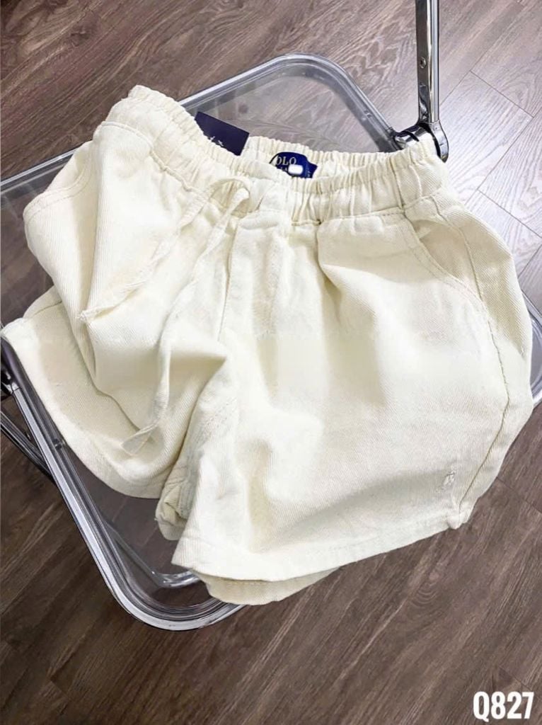 VGU1193 QUẦN SHORT KAKI LƯNG THUN