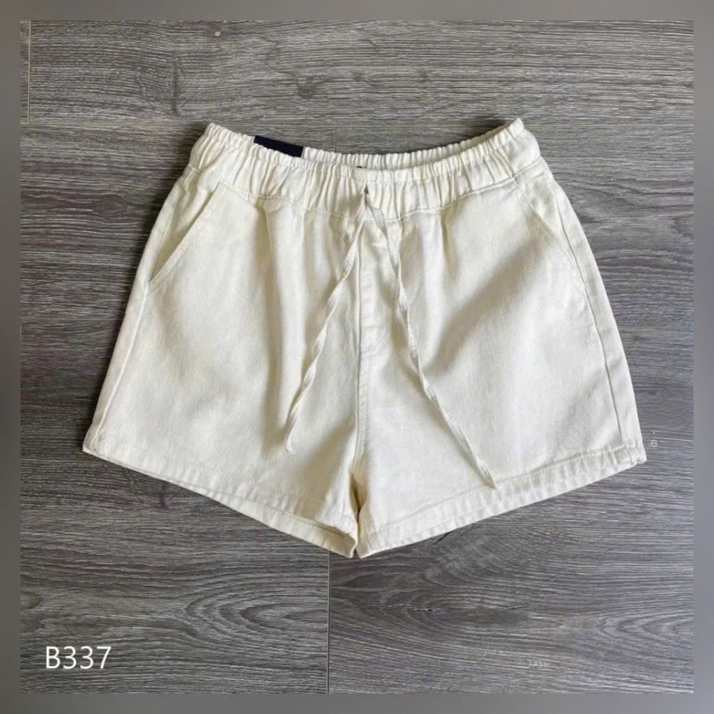 VGU1193 QUẦN SHORT KAKI LƯNG THUN