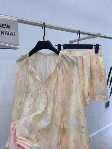 TB8559 - SET ÁO KIỂU HOA + QUẦN NGẮN