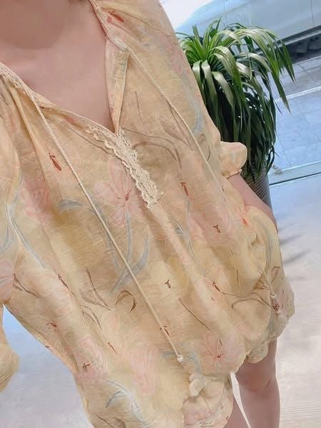TB8559 - SET ÁO KIỂU HOA + QUẦN NGẮN