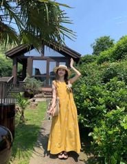 TQ4381 - ĐẦM MÙA HÈ MÀU VÀNG