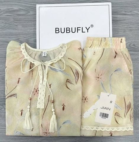 TB8559 - SET ÁO KIỂU HOA + QUẦN NGẮN