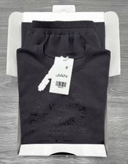 TB8539 - SET ÁO THUN IN HÌNH + CHÂN VÁY XÁM
