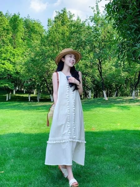 VGU0607 - ĐẦM SÁT NÁCH PHỐI KIỂU TRẮNG