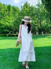 VGU0607 - ĐẦM SÁT NÁCH PHỐI KIỂU TRẮNG